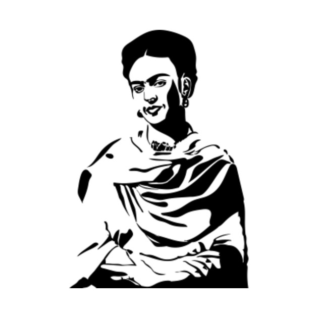 stencil frida - Stencils - Tapestry | TeePublic