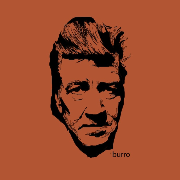 David Lynch by burro by burrotees