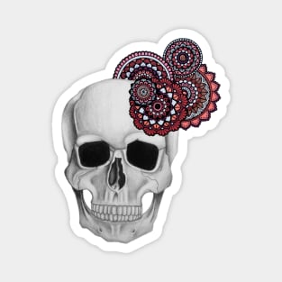 Skull and mandalas Magnet