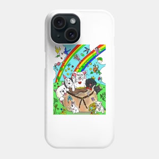 Bag of Pets at the end of the Rainbow Phone Case