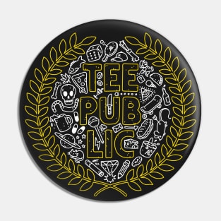 The Official TeePublic Logo Pin