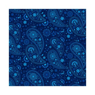 Blue Paisley T-Shirt