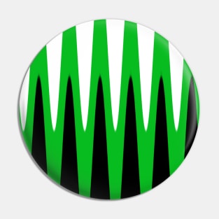 Wave Design Green Pin