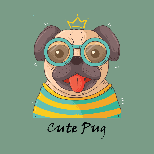 Cute Pug by This is store