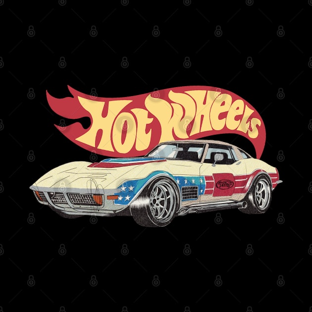 Retro Corvette Classic Car by rorokoto