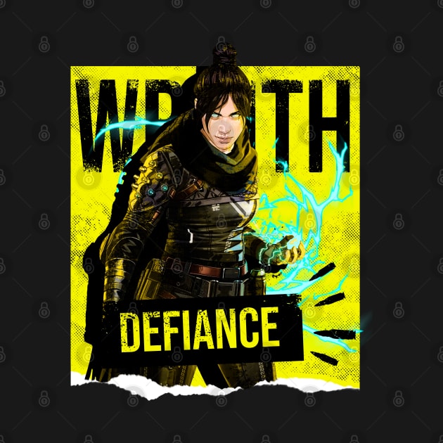 Apex Legends Wraith Defiance by LucioDarkTees