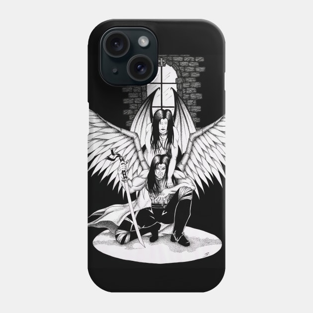 Fallen Angles Phone Case by GrizzlyVisionStudio