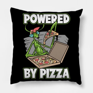 Mantis Insect Powered By Pizza Pillow