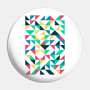 Creative Geometric Colourful Triangle Pattern #8 Pin