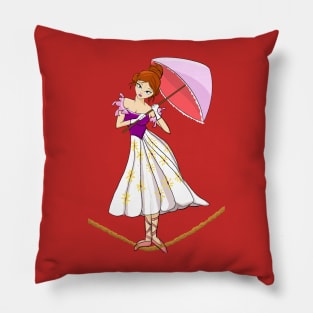 Tightrope Girl Pillow