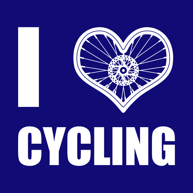 Cycling BIking Love Slogan Meme Gift For Cyclist by IloveCycling