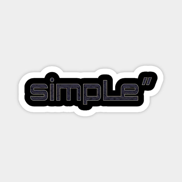 simple " design #2 Magnet by LandezTio