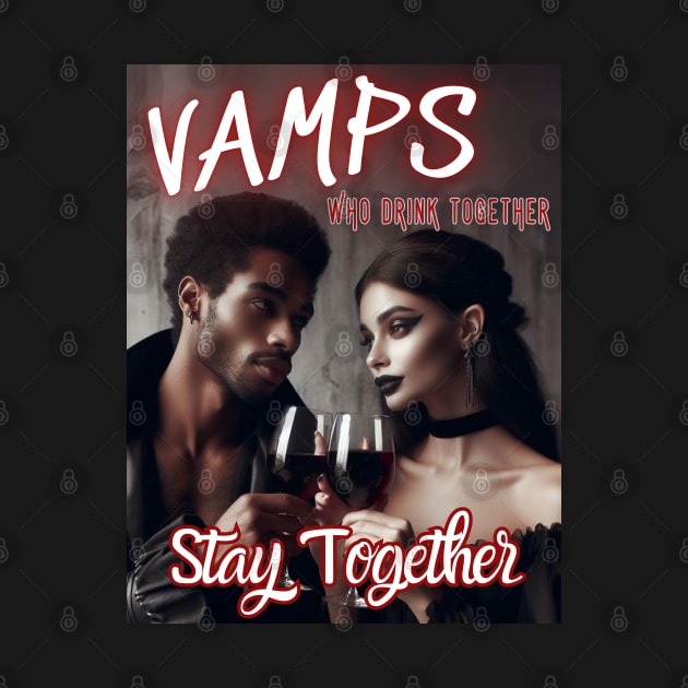 Vamps Who Drink Together, Stay Together v2 by GeekGirlsBazaar