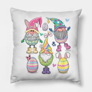 Cute Easter Gnomes Pillow