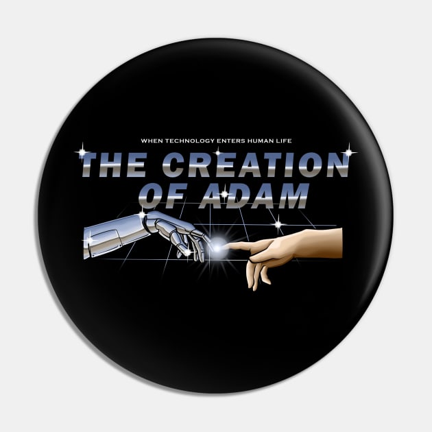 The Creation of Adam Pin by mbonproject