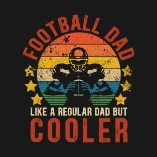 Football Dad Funny Vintage Football Father's Day Gift T-Shirt