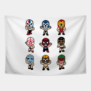 LUCHADOR nueve Tapestry