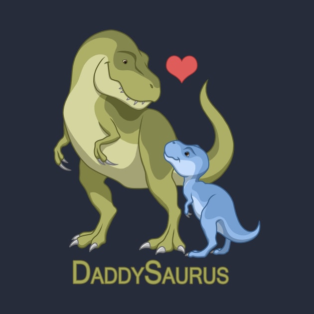 DaddySaurus T-Rex Father & Baby Boy Dinosaurs by csforest