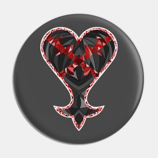 Kingdom Hearts: Heartless Dark Shard Art Pin