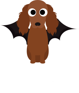 Irish Setter Halloween Trick or Treat Magnet