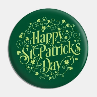 Happy Saint Patrick Day t shirt green lucky shirt Pin