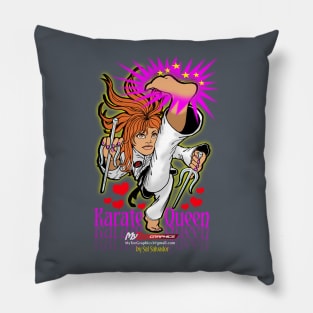 Karate Queen Pillow