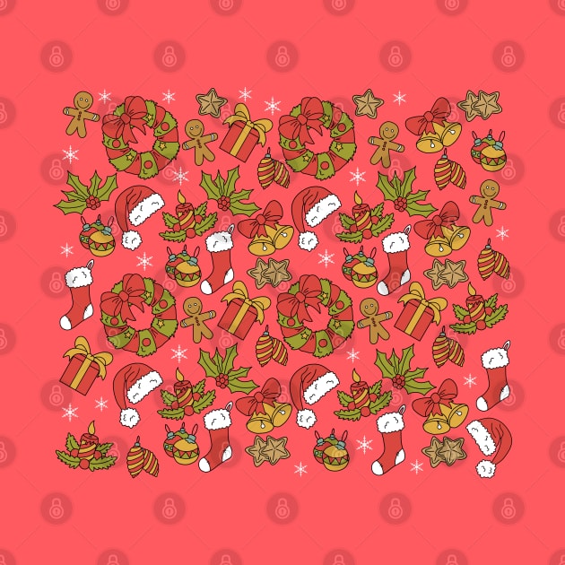 Christmas pattern by valentinahramov