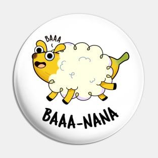 Baa-nana Funny Banana Puns Pin