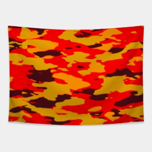 Cute Horizontal Squashed Camo Pattern Tapestry