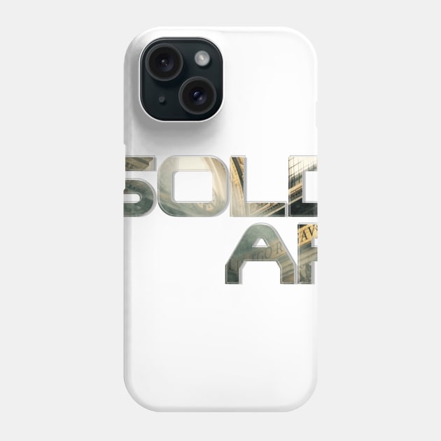 GOLD AF Phone Case by afternoontees