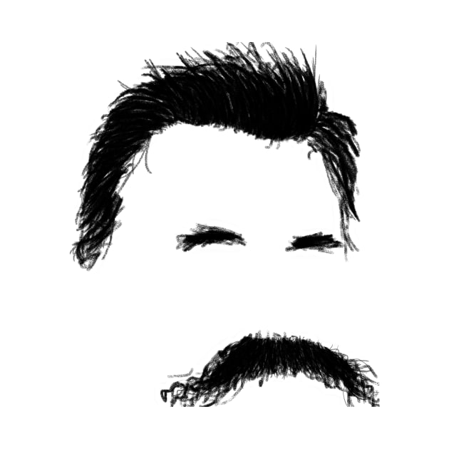 Nietzsche Mustache by przezajac