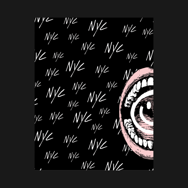 Streetwear Style NYC Front and Back Print by politerotica