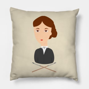 Virginia Woolf Writer Pillow