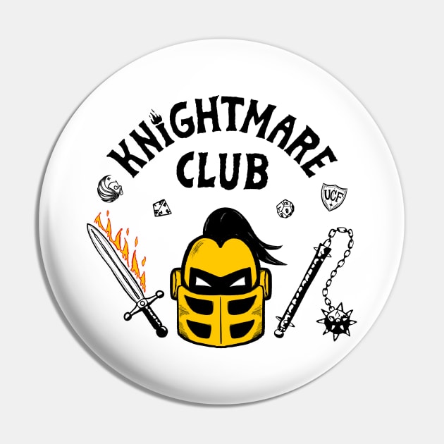 Knightmare Club Pin by Coco Boo Designs