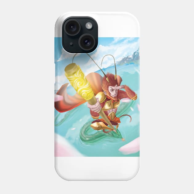 Monkey King II Phone Case by LeChingu