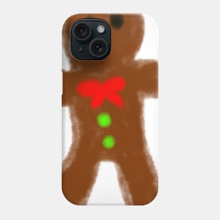 brown halloween christmas ghost design Phone Case