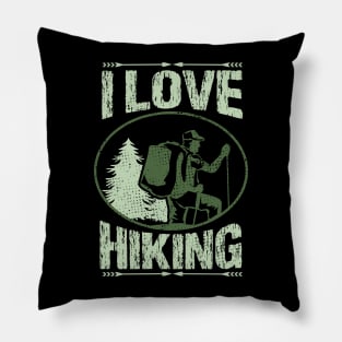 I love hiking Pillow