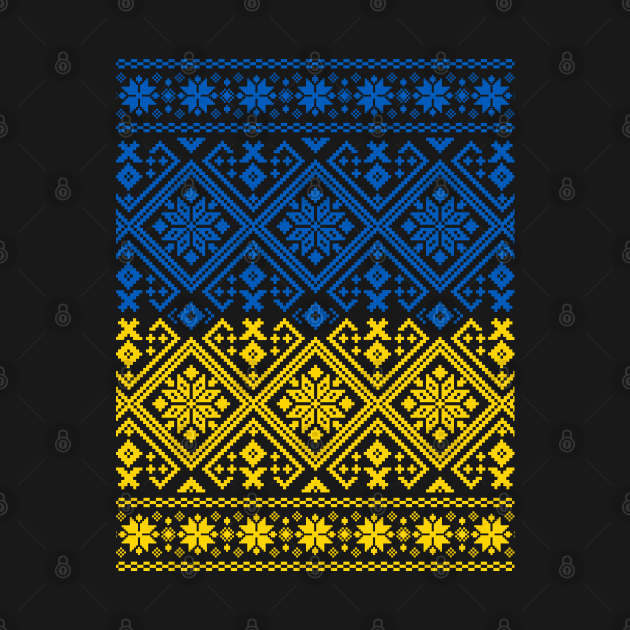 Ukraine ornament by Myartstor 