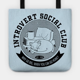 Introvert Social Club Tote