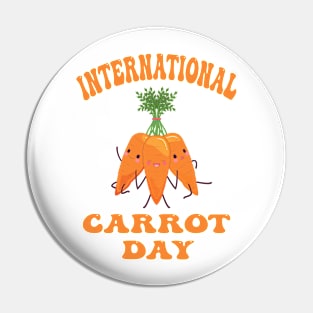 International Carrot Day April 4 Pin