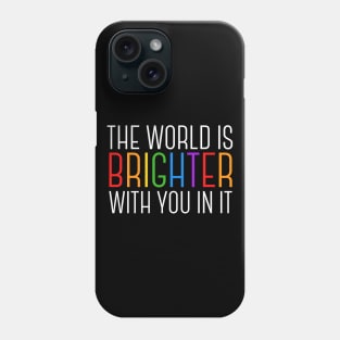 Positive Mental Health Encouragement Quote Phone Case