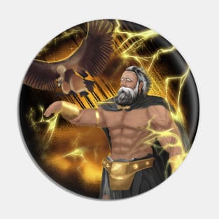 Zeus. King of the gods Pin