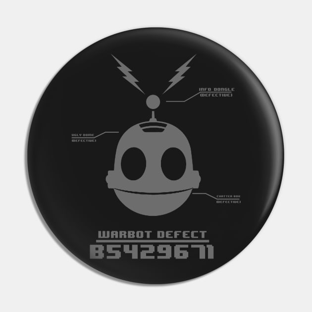 Clank (Robot Defect B5429671) Pin by TheReverie