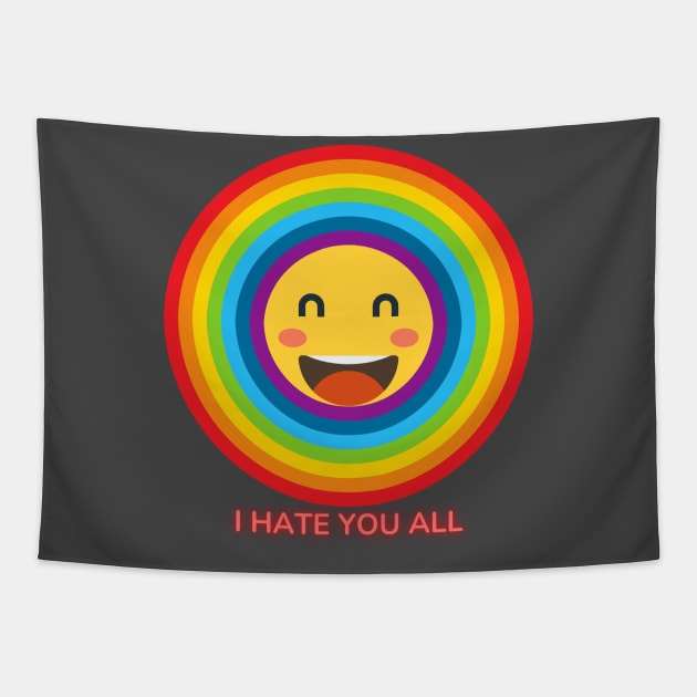 i hate you all Tapestry by perth shirts