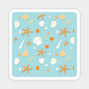 Starfish and shells Magnet