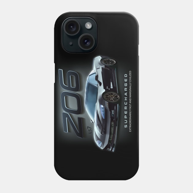 Corvette z06 Phone Case by hardtbonez