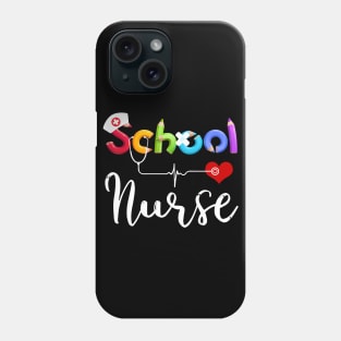 School Nurse Gift Registered Nurse Back To School Nursing Phone Case