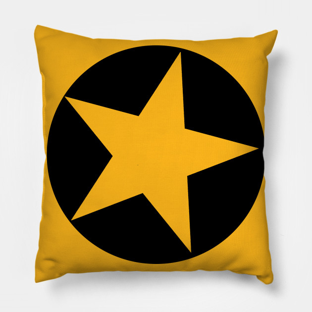 black star pillow