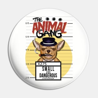 The animal gang funny dog chihuhuaha Pin