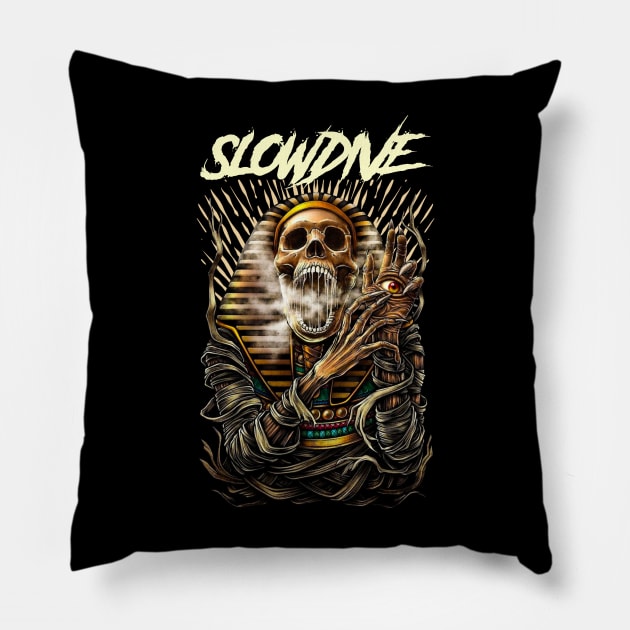 SLOWDIVE BAND MERCHANDISE Pillow by jn.anime